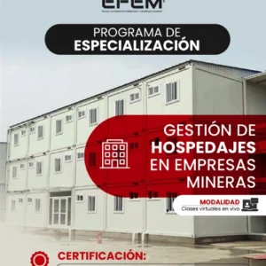 Curso Gestión de Hospedajes en Empresas Mineras - EFEM Perú Huancayo Mina