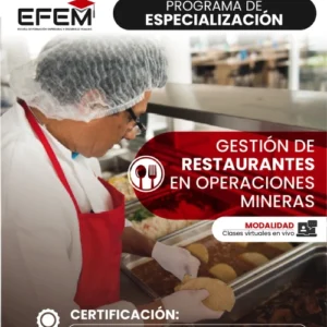 Curso Gestión de Restaurantes en Zonas Mineras - EFEM Perú Huancayo Mina